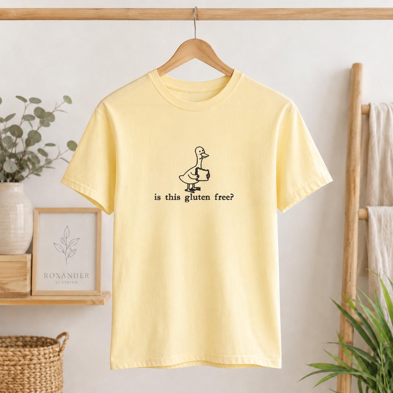 Is this Gluten Free? Embroidered Pullover Shirt