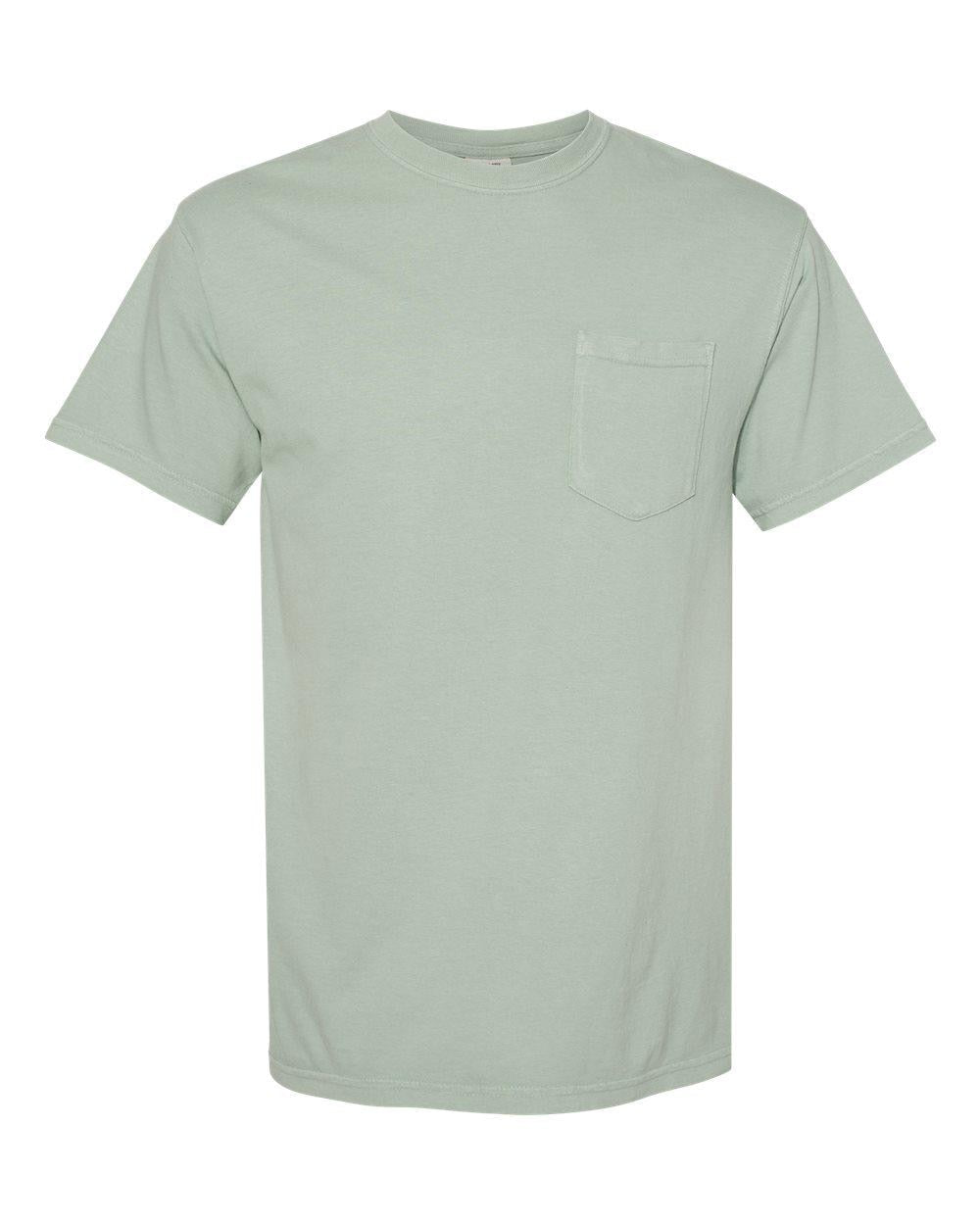 Pullover Spring Flower pocket Embroidered Shirt