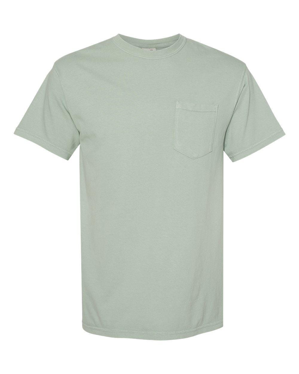Pullover Mushroom Forest pocket Embroidered Shirt