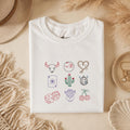 Embroidered Pullover Vegas Icons Shirt