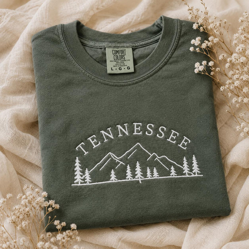 Embroidered Pullover Tennessee Shirt