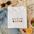 Stay Fruity Pullover Embroidered Shirt