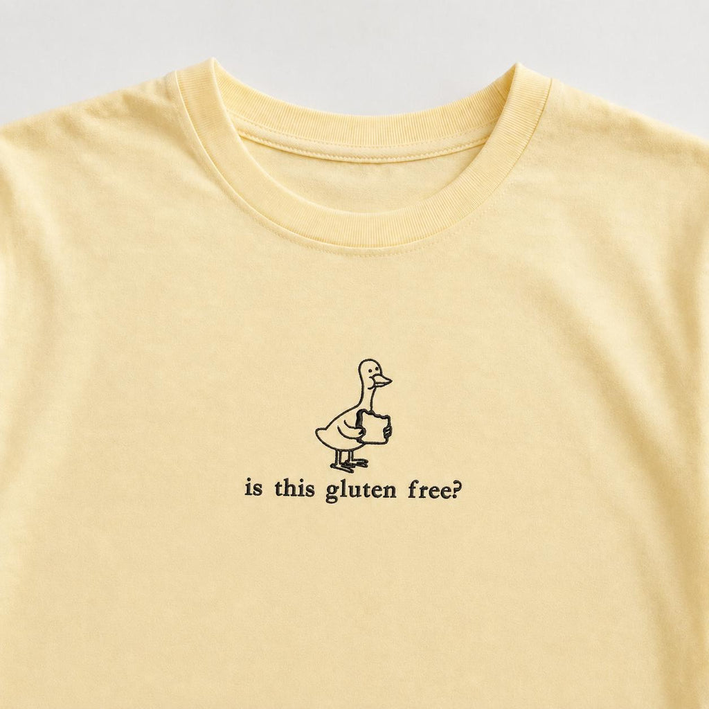 Is this Gluten Free? Embroidered Pullover Shirt