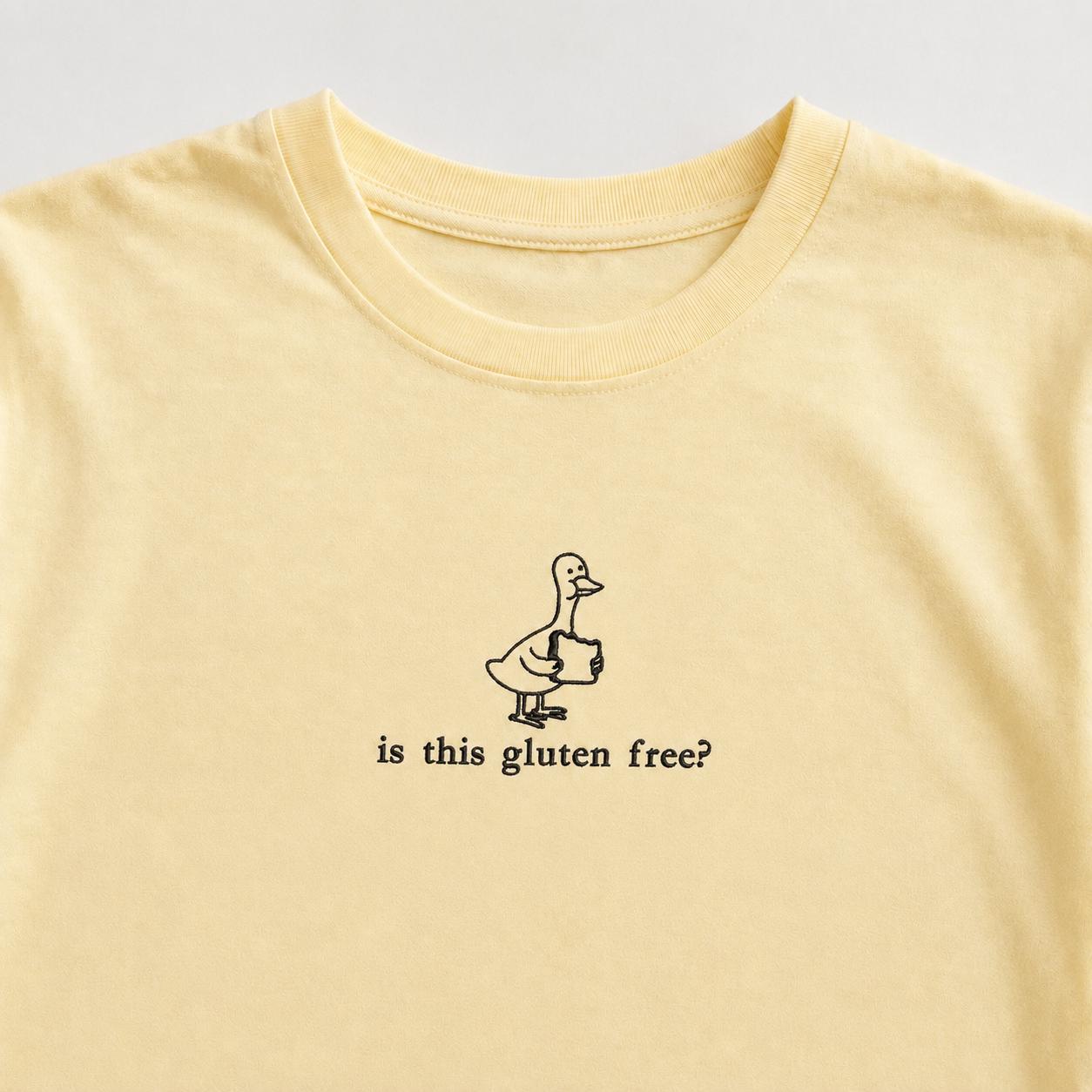 Is this Gluten Free? Embroidered Pullover Shirt
