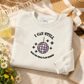 I can make the whole place Shimmer Embroidered Pullover Sweatshirt