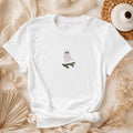 Ghost Skateboarder Embroidered Pullover Shirt