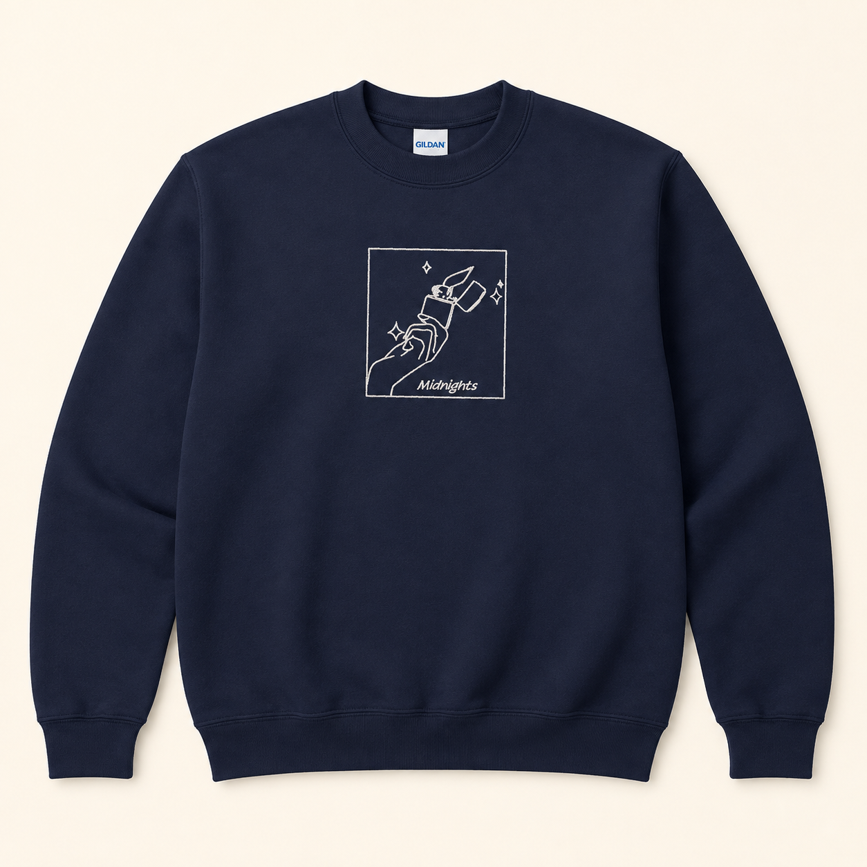 Meet Me at Midnights Embroidered Pullover Sweater