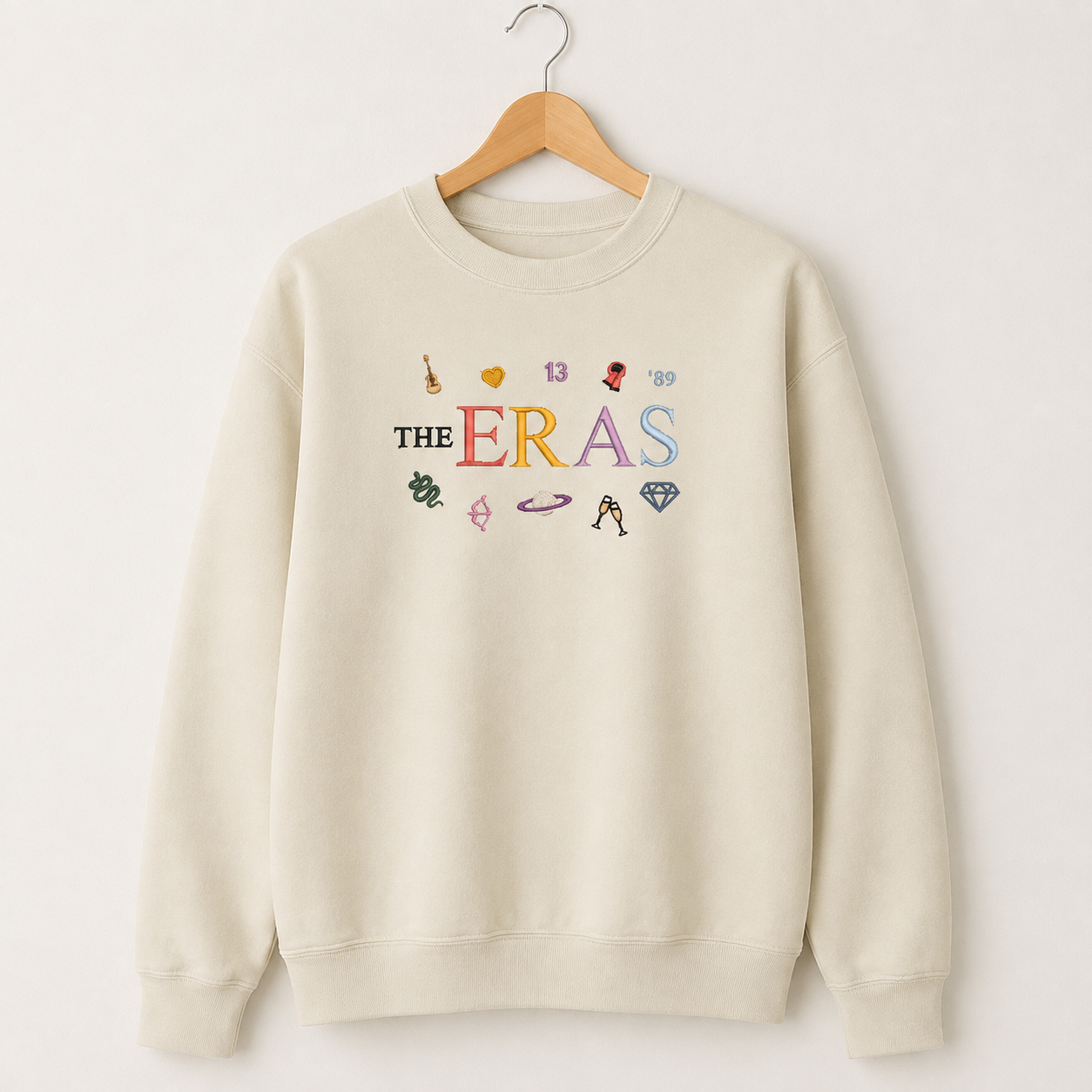 Taylor's Era's Embroidered Pullover Sweater