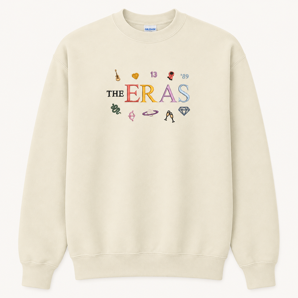 Taylor's Era's Embroidered Pullover Sweater