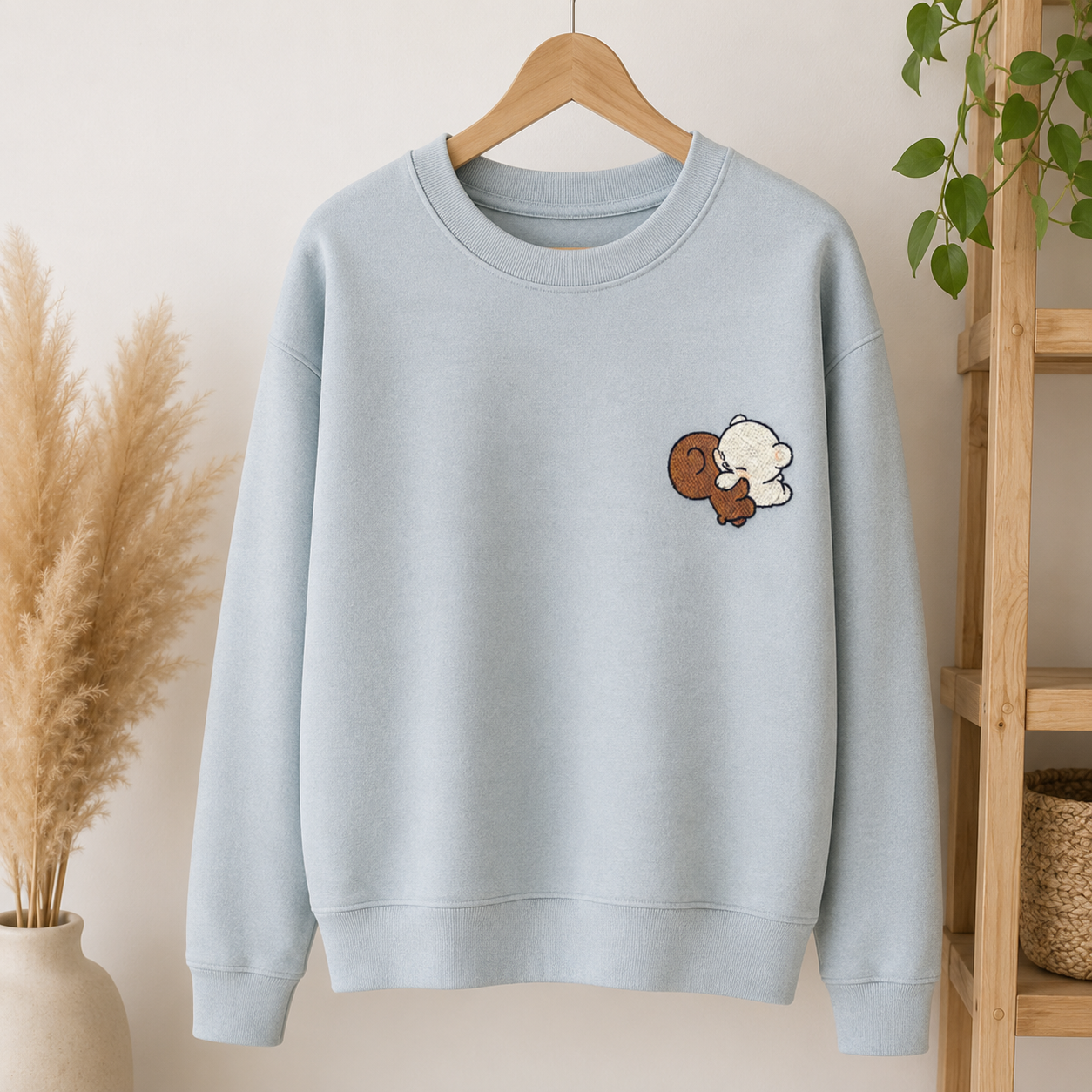 Milk & Mocha Bear Embroidered Sweater