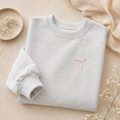 Beautiful Bow Embroidered Sweatshirt