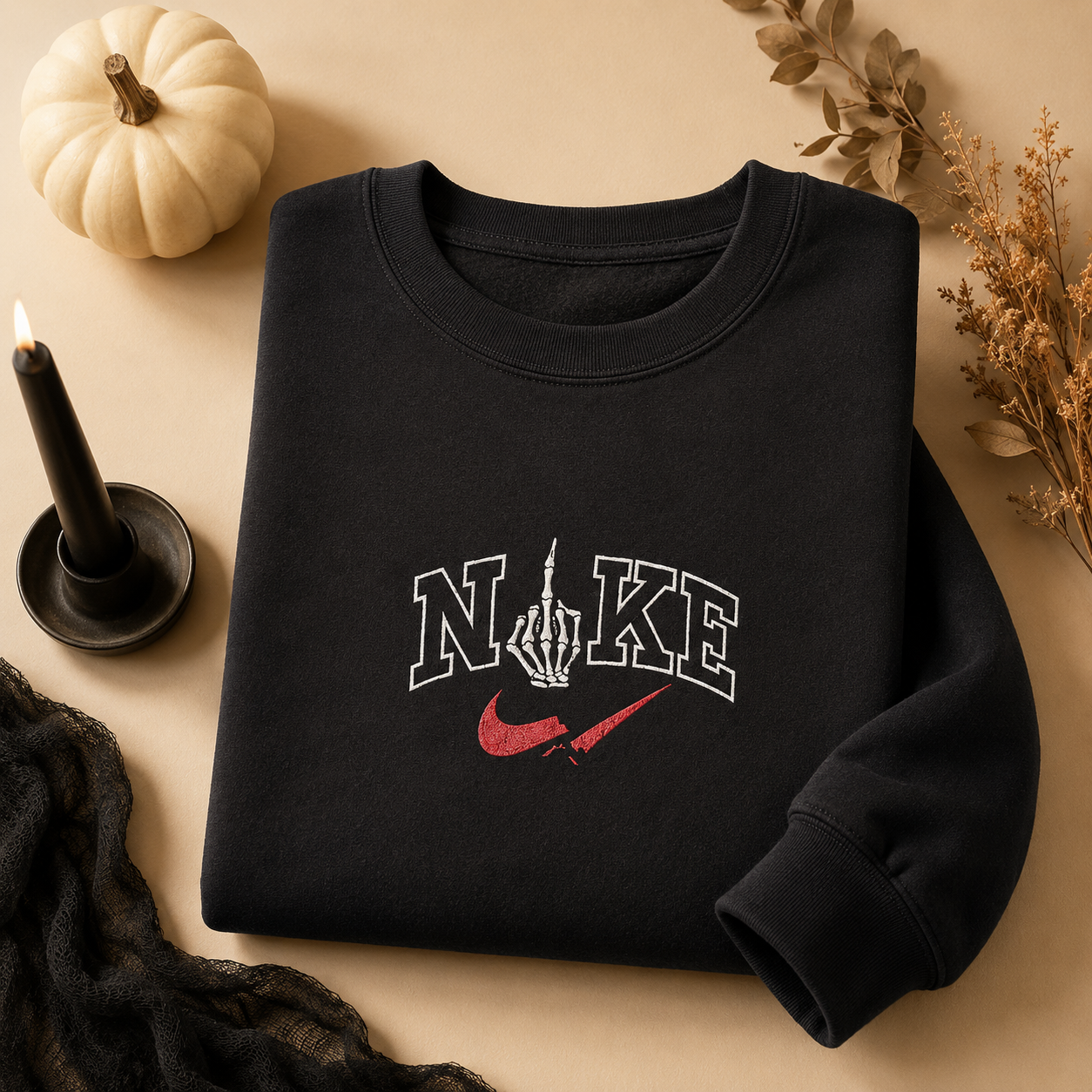 Skeleton Flippin Halloween Sweater