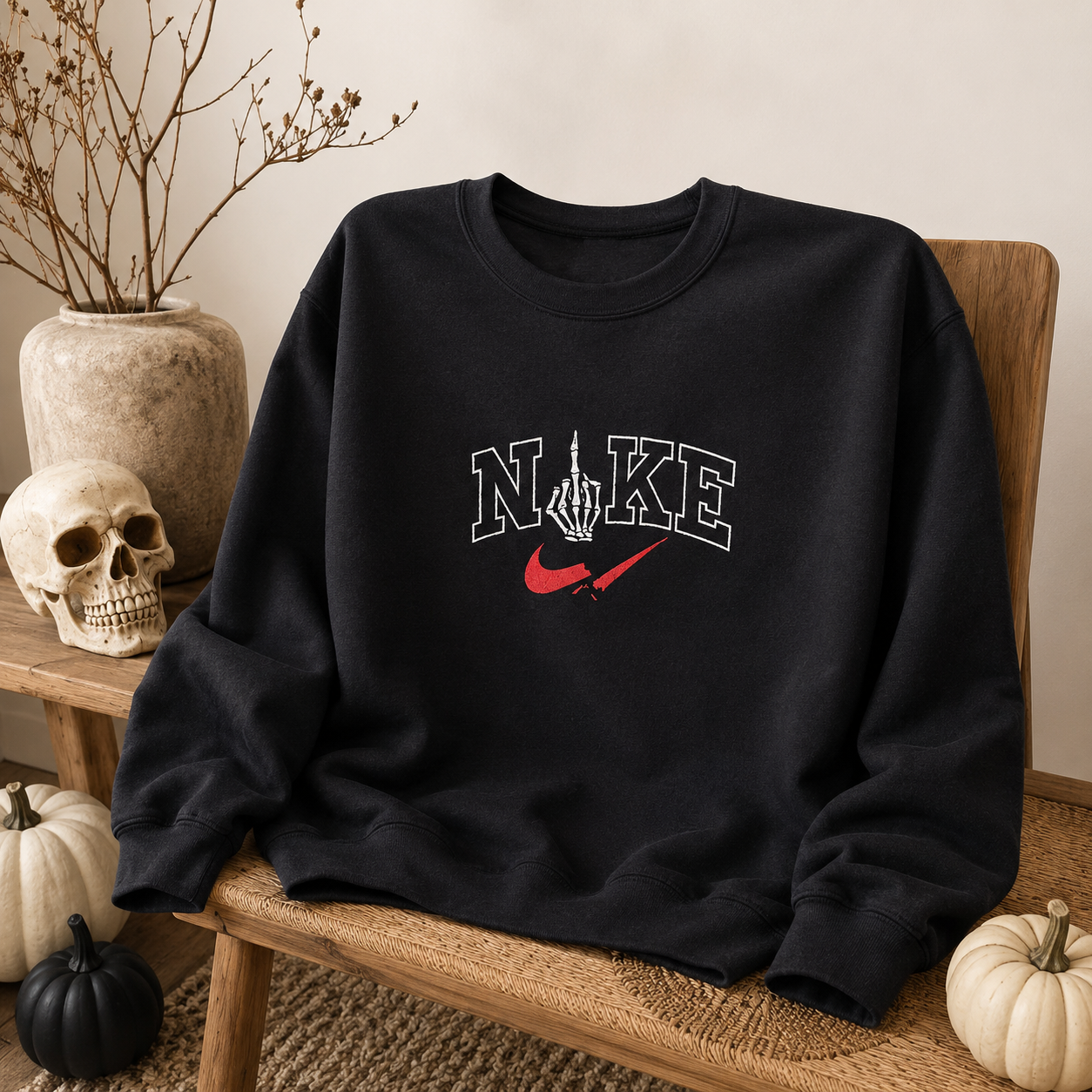 Skeleton Flippin Halloween Sweater