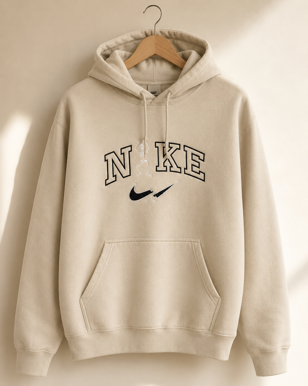Broken Bones Skeleton Pullover Hoodie with Pocket