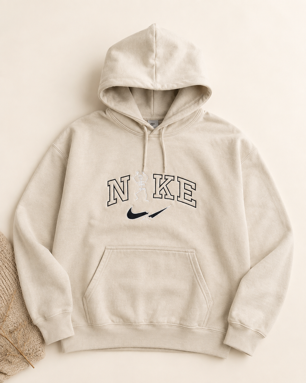 Broken Bones Skeleton Pullover Hoodie with Pocket