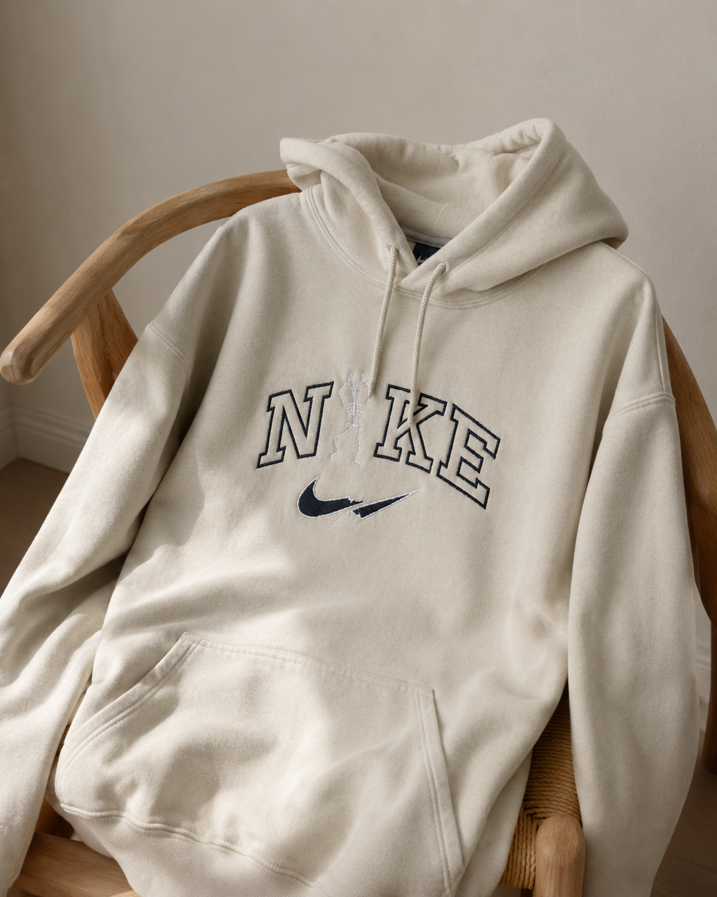 Broken Bones Skeleton Pullover Hoodie with Pocket