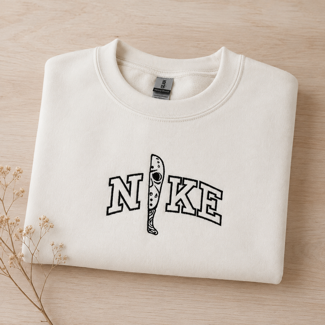 Jason Embroidered Knife Pullover Sweatshirt
