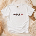 USA Icons Pullover Embroidered Shirt