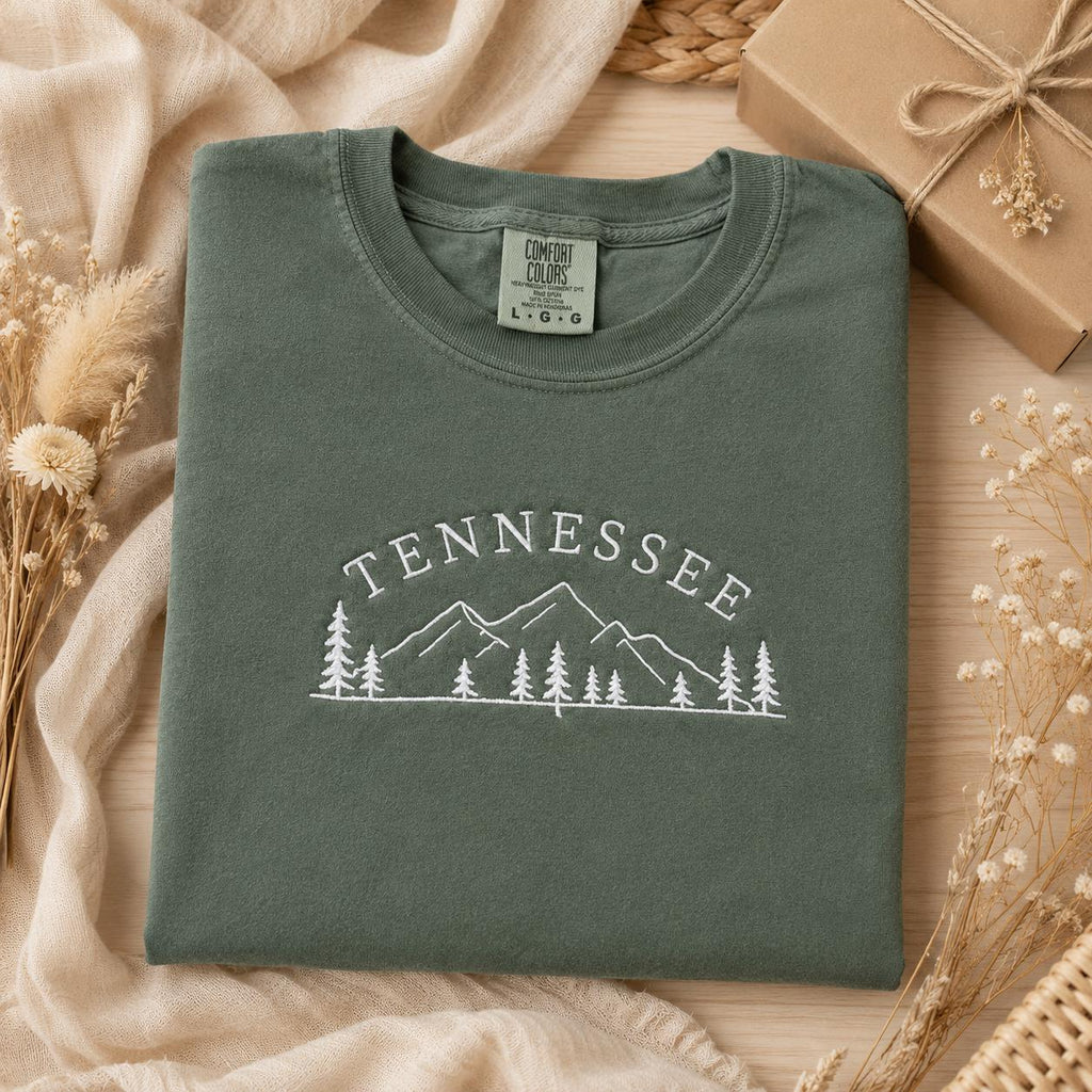 Embroidered Pullover Tennessee Shirt